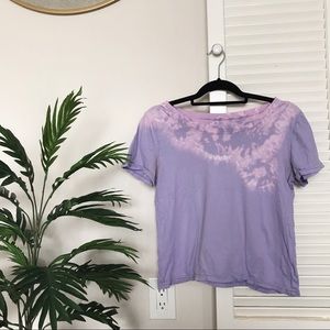 Violet Acid Wash Tee
